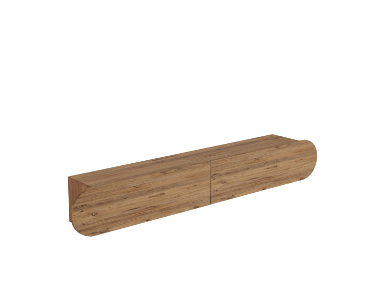 Suporte de TV em madeira "LUM1" - 180 x 31 x 29 cm - Castanho