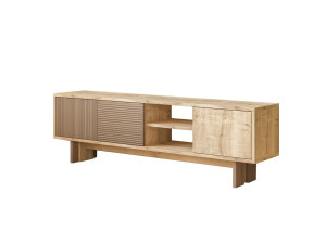 Suporte para televisor em madeira "Ravello" - 150 x 30 x 45 cm - Bege