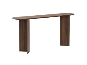 Mesa de consola de madeira "Sira" - 150 x 35 x 75 cm - Nogueira