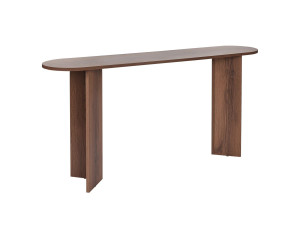 Mesa de consola de madeira "Sira" - 150 x 35 x 75 cm - Nogueira