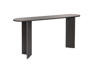 Mesa de consola de madeira "Sira" - 150 x 35 x 75 cm - Preto Claro