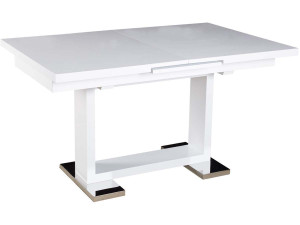 Mesa de jantar extensível "Toda" - 140/180 x 90 x 77 cm - Branco