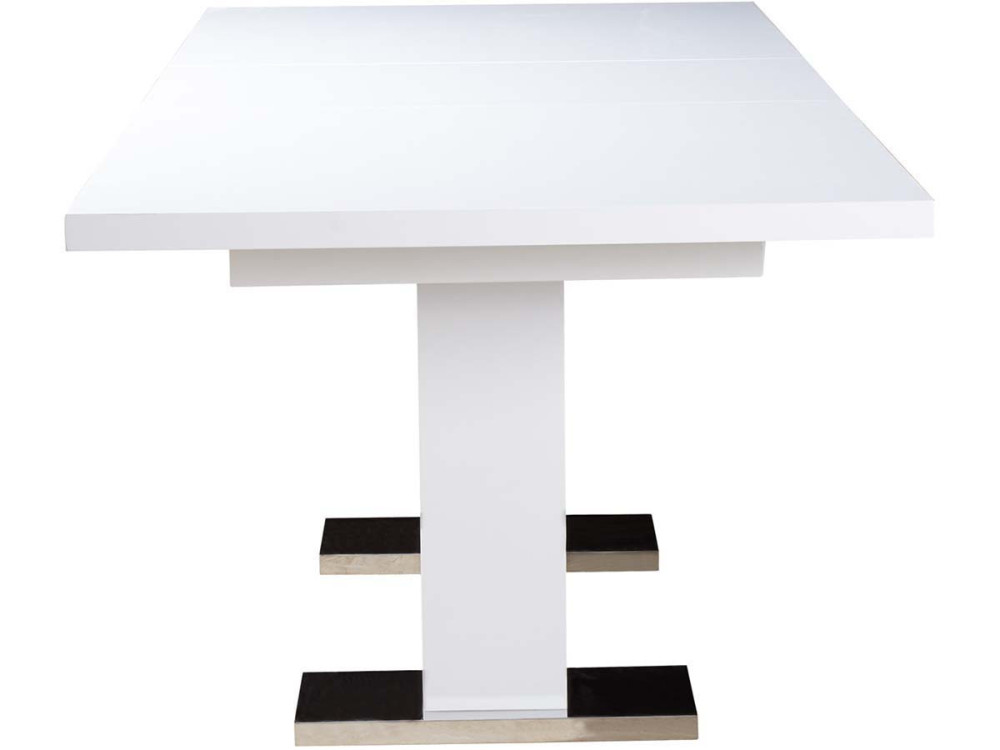 Mesa de jantar extensível "Toda" - 140/180 x 90 x 77 cm - Branco