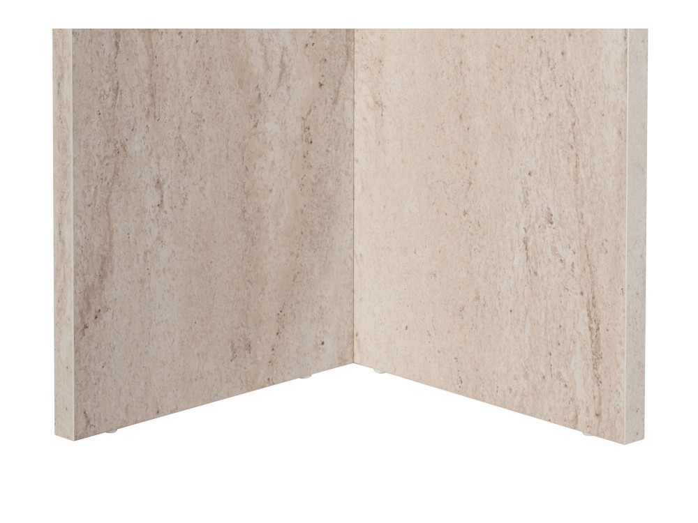 Mesa de jantar em madeira "Sablin" - 180 x 89 x 75 cm - Travertino
