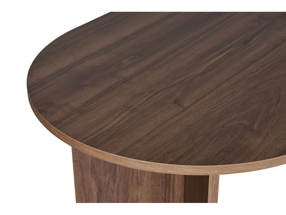 Mesa de jantar de madeira "Sablin" 180 x 90 x 75 cm - Nogueira