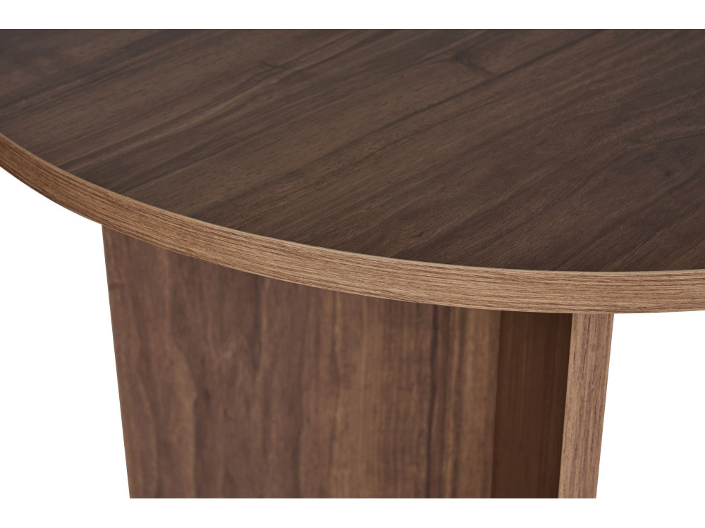 Mesa de jantar de madeira "Sablin" 180 x 90 x 75 cm - Nogueira