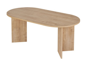 Mesa de jantar de madeira "Sablin" 180 x 90 x 75 cm - Carvalho safira