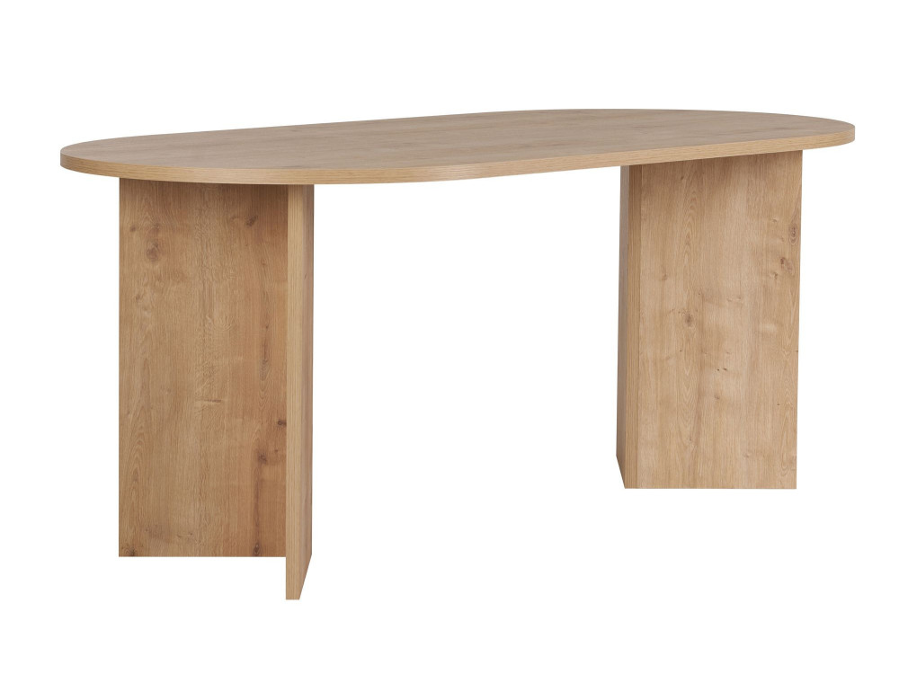Mesa de jantar de madeira "Sablin" 180 x 90 x 75 cm - Carvalho safira
