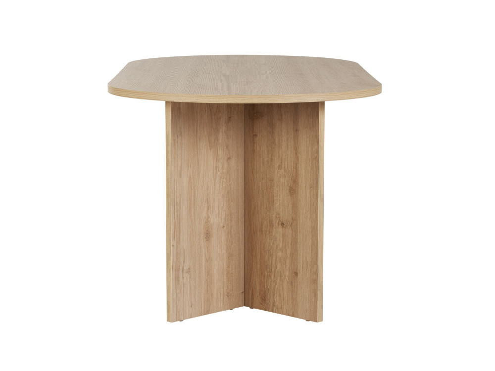 Mesa de jantar de madeira "Sablin" 180 x 90 x 75 cm - Carvalho safira