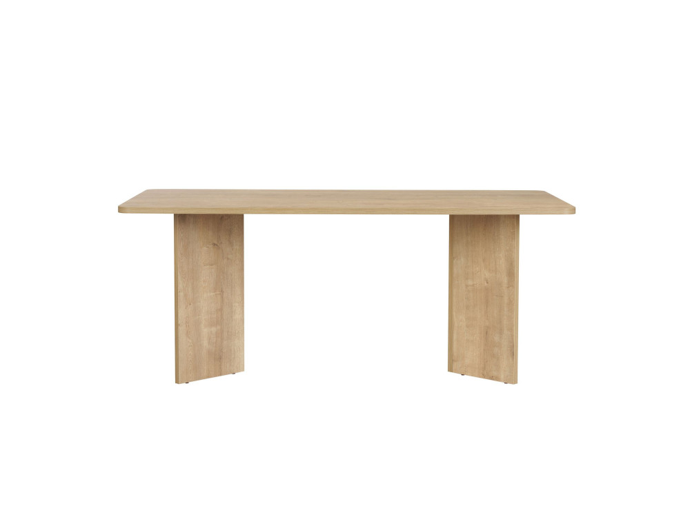Mesa de jantar de madeira "Linza" 180 x 90 x 75 cm - Carvalho mel