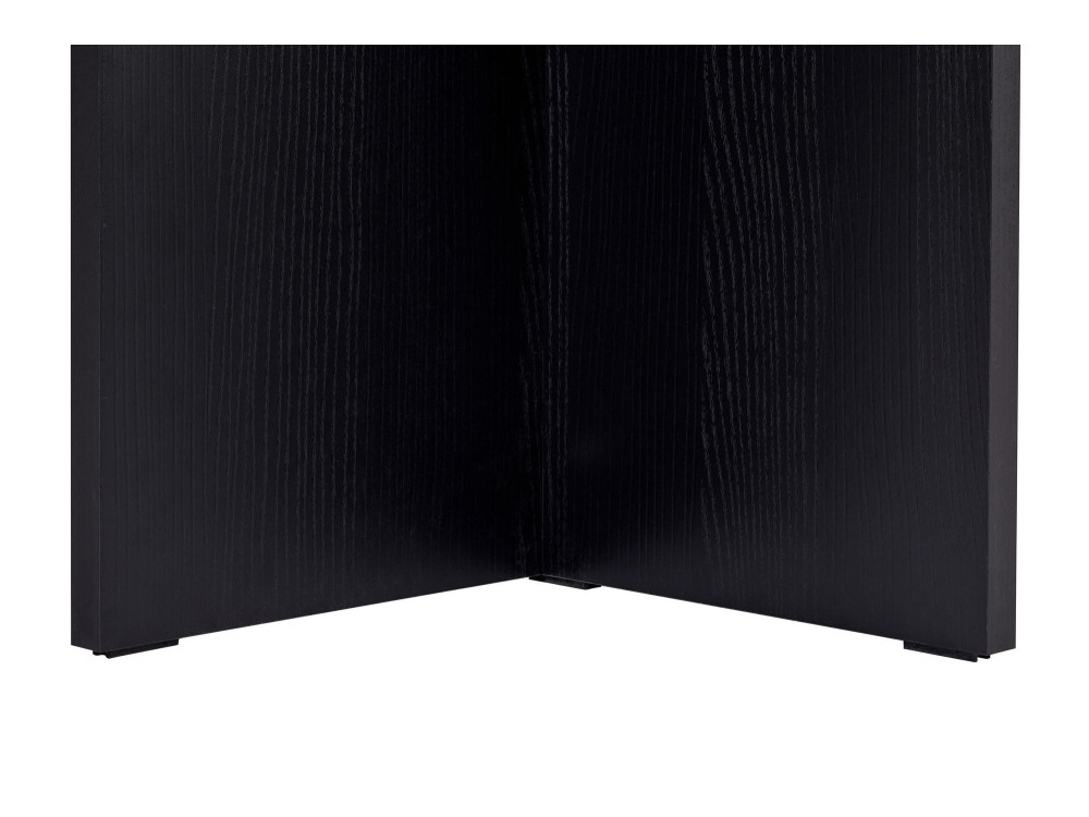 Mesa de jantar de madeira "Linza" 180 x 90 x 75 cm - Madeira preta
