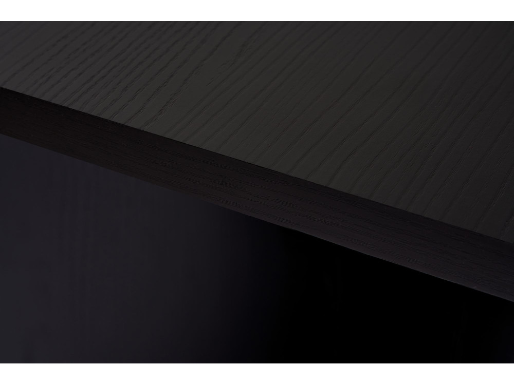 Mesa de jantar de madeira "Linza" 180 x 90 x 75 cm - Madeira preta