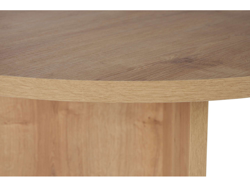 Mesa de jantar de madeira "Sabella" 200 x 90 x 75 cm - Carvalho safira