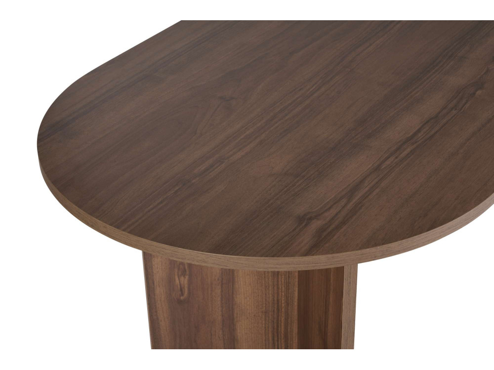 Mesa de jantar de madeira "Sabella" 200 x 90 x 75 cm - Nogueira