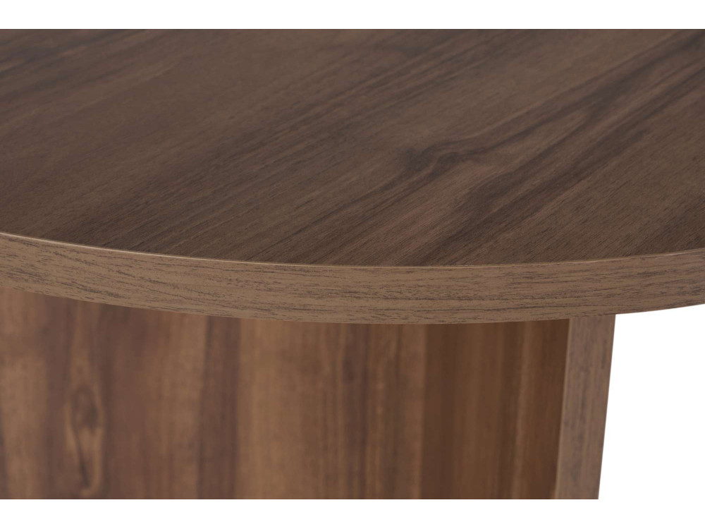 Mesa de jantar de madeira "Sabella" 200 x 90 x 75 cm - Nogueira
