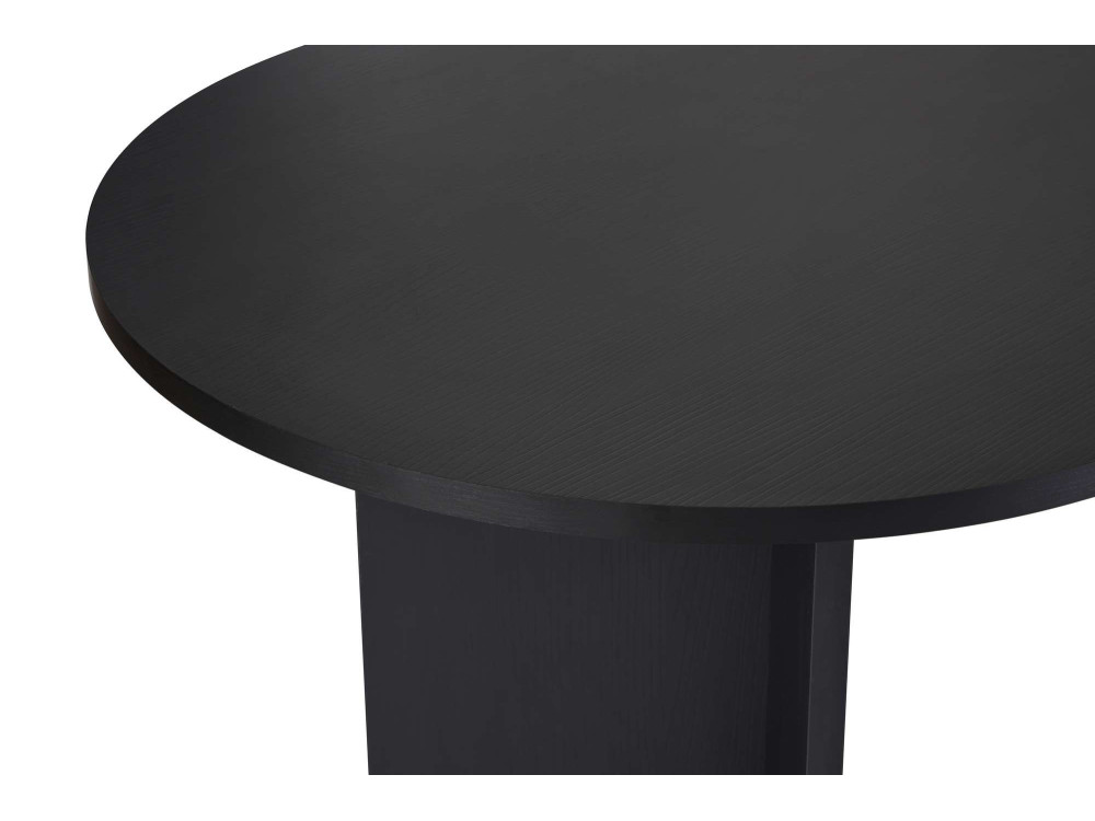 Mesa de jantar de madeira "Sabella" 200 x 90 x 75 cm - Madeira preta