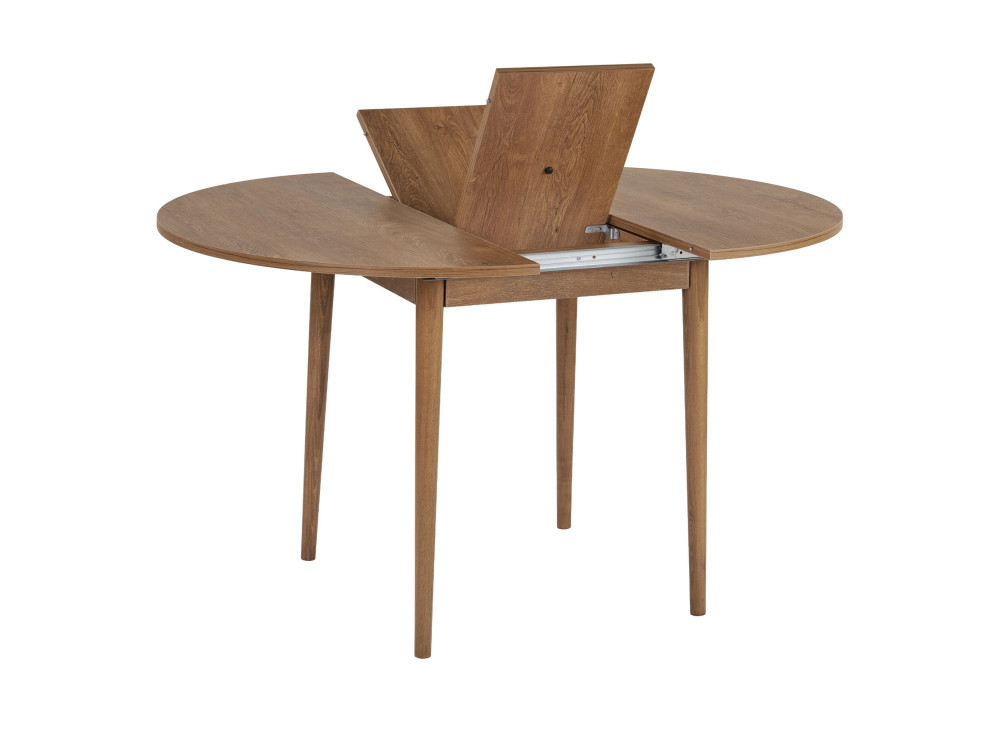 Mesa de jantar de madeira extensível "Viona" 100 x 100 x 75 cm - Le chêne de Kafka