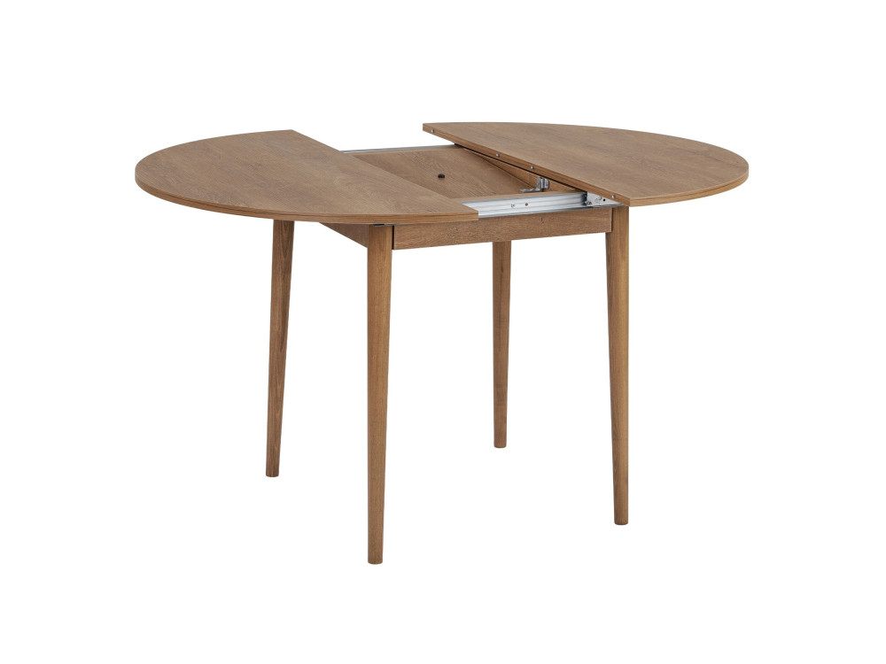 Mesa de jantar de madeira extensível "Viona" 100 x 100 x 75 cm - Le chêne de Kafka
