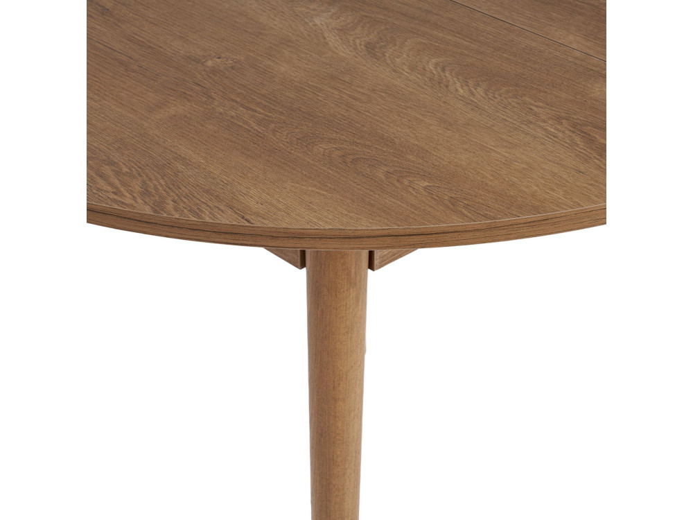 Mesa de jantar de madeira extensível "Viona" 100 x 100 x 75 cm - Le chêne de Kafka