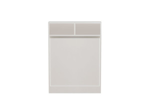 Mesa de jantar dobrável de madeira "Bracked" - 70 x 15 x 96 cm - Branco