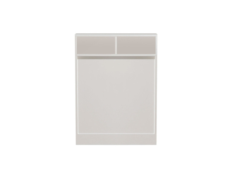 Mesa de jantar dobrável de madeira "Bracked" - 70 x 15 x 96 cm - Branco