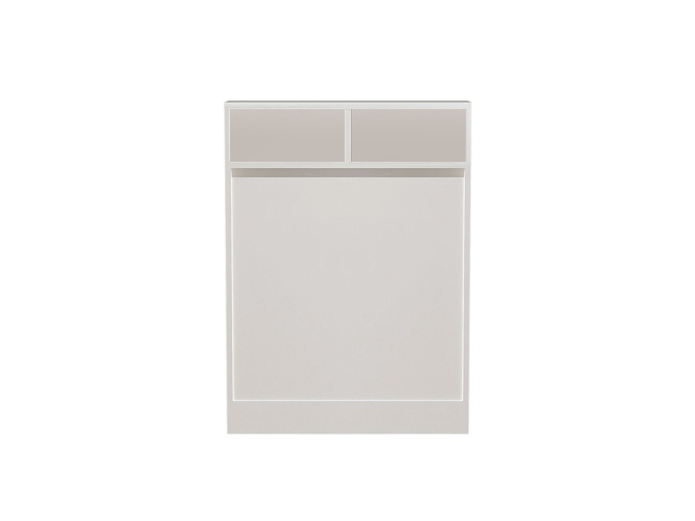 Mesa de jantar dobrável de madeira "Bracked" - 70 x 15 x 96 cm - Branco