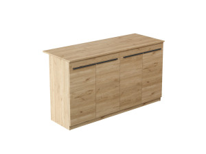 Mesa de cozinha em madeira "Lark" - 160 x 60 x 90 cm - Castanho