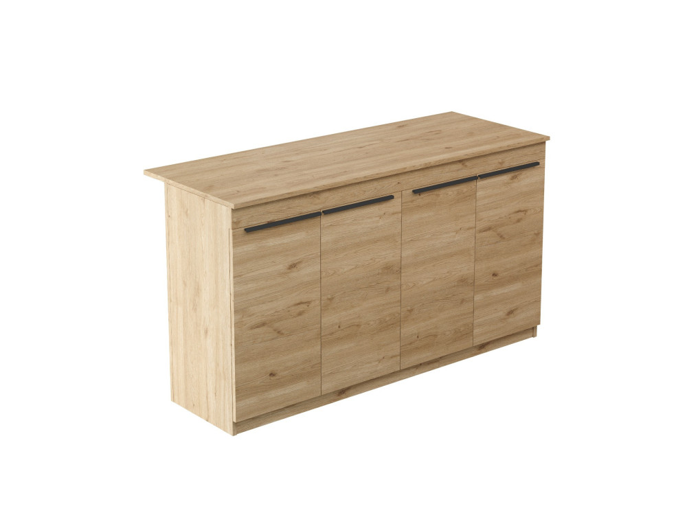 Mesa de cozinha em madeira "Lark" - 160 x 60 x 90 cm - Castanho