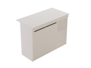 Mesa de cozinha em madeira "Orlando" - 120 x 60 x 88 cm - Branco