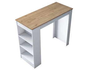 Mesa de jantar em madeira "Juan" - 120 x 50 x 100 cm - Castanho