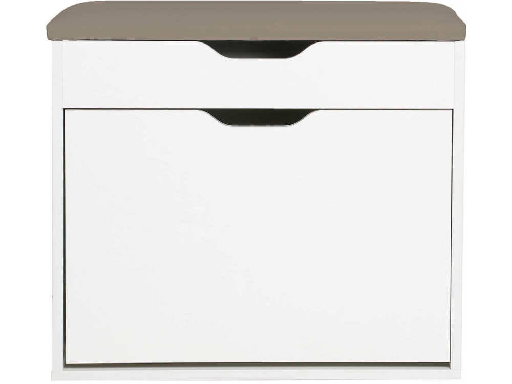 Sapateira "Wade" - 60 x 23,8 x 68 cm - Branco