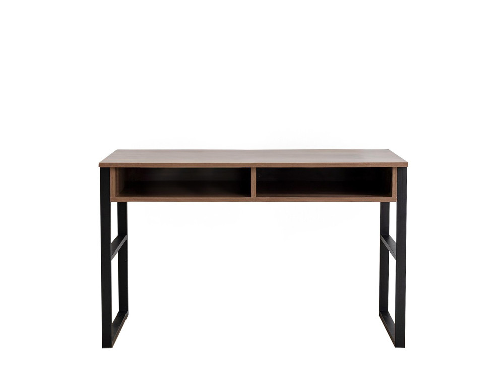 Secretária de madeira "Nove" - 120 x 60 x 75 cm - Nogueira