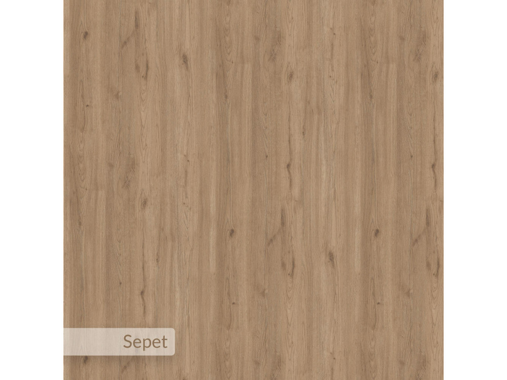 Secretária modular de madeira "Badau" - 110 x 102 x 77 cm - Castanho