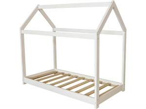 Cama cabine para crianças "Camilla" - 140 x 70 cm - Branca
