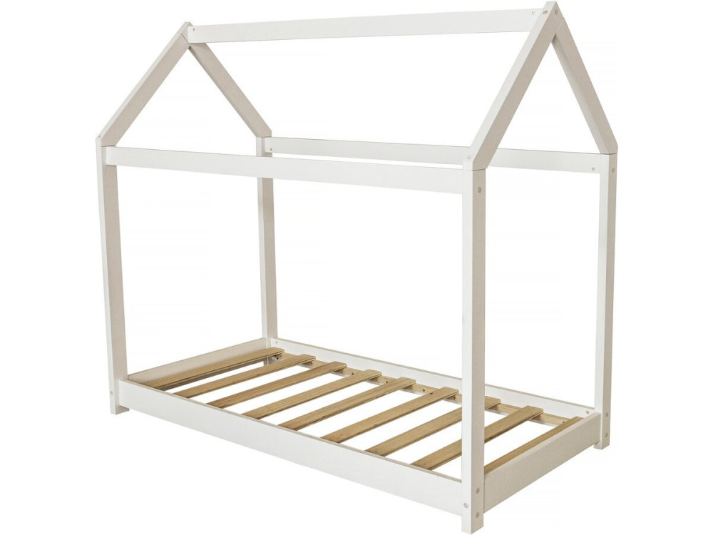 Cama cabine para crianças "Camilla" - 140 x 70 cm - Branca