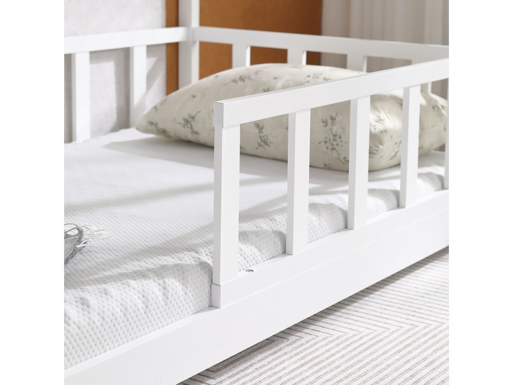 Cama cabine infantil "Mila" - 90 x 190 cm - Branco