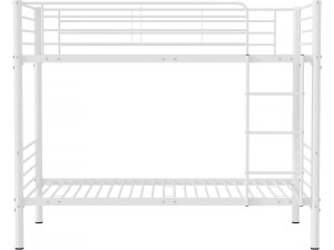Beliche "ADAM" - 90 x 190 cm - Metal - Branco
