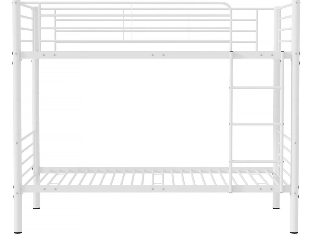 Beliche "ADAM" - 90 x 190 cm - Metal - Branco