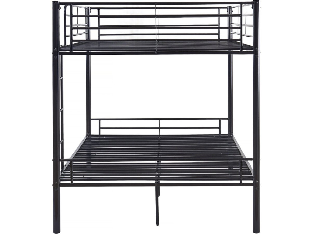 Beliche duplo "Adam" - Box spring incluído - 140 x 190 cm - Preto