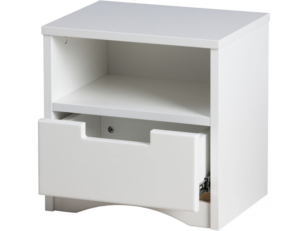 Mesa de cabeceira para crianças "Classic" -40,5 x 39,5 x 30,5 cm- Branco