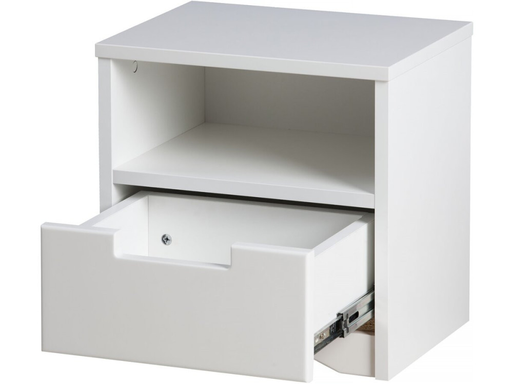 Mesa de cabeceira para crianças "Classic" -40,5 x 39,5 x 30,5 cm- Branco
