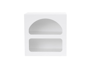 Mesa de cabeceira de madeira "Lorin" 50 x 40 x 50 cm - Branco