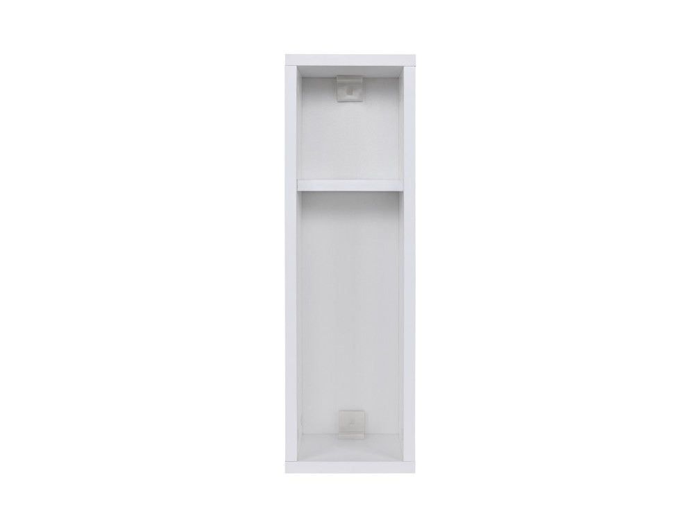 Mesa de cabeceira de madeira "Turra" - 20 x 15 x 65 cm - Branco