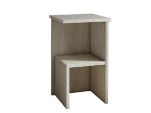 Mesa de cabeceira de madeira "Carter" 29,6 x 29,6 x 49,4 cm - Antracite