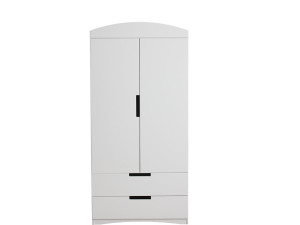Armário de criança "Classic" - 175,5 x 90 x 52 cm - Branco