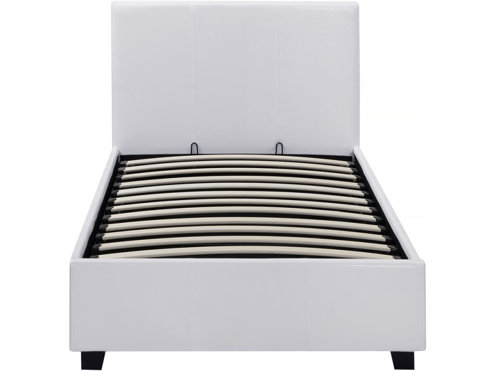 Cama com baú "Carla" - 90 x 190 cm - Branco