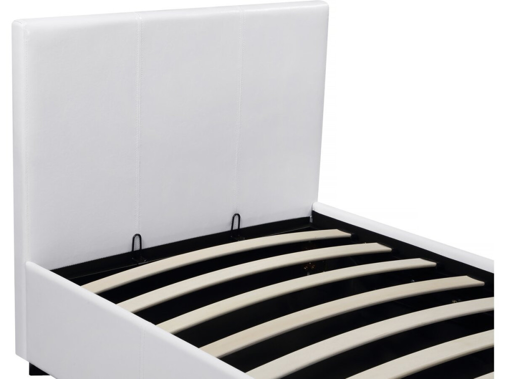 Cama com baú "Carla" - 90 x 190 cm - Branco
