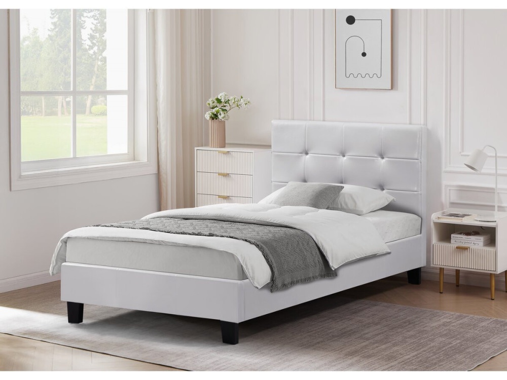 Cama"Julia" - 90 x 190 cm - Branco