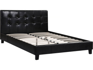 Cama "Julia" - 140 x 190 cm - Preto