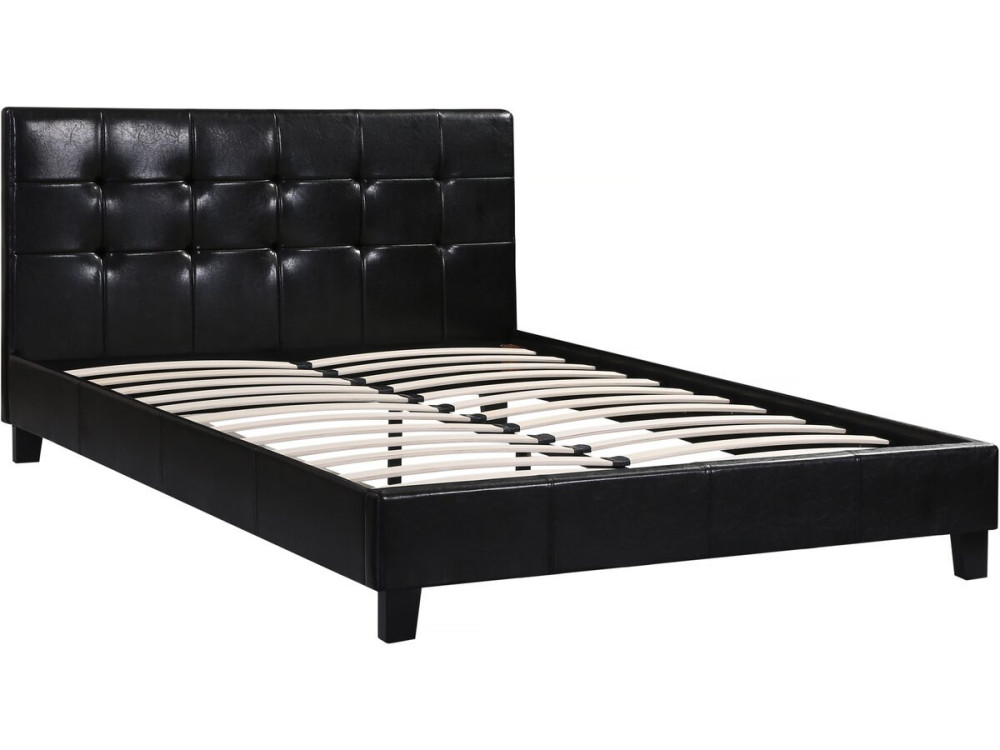 Cama "Julia" - 140 x 190 cm - Preto